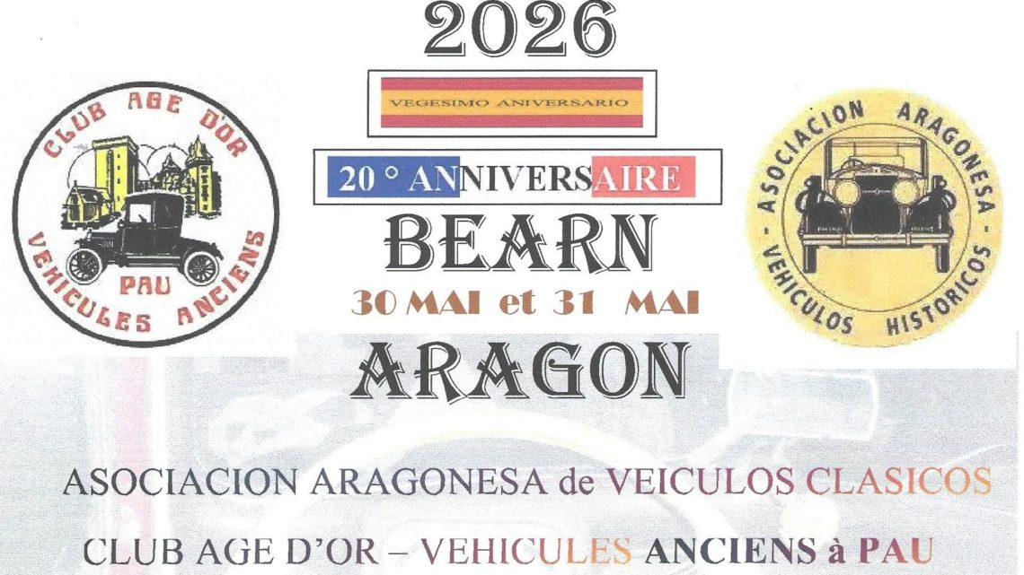 BEARN ARAGON 30-31/JUIN/2026 20EME ANNIVERSAIRE