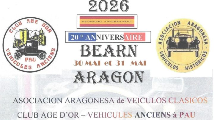 BEARN ARAGON 30-31/JUIN/2026 20EME ANNIVERSAIRE